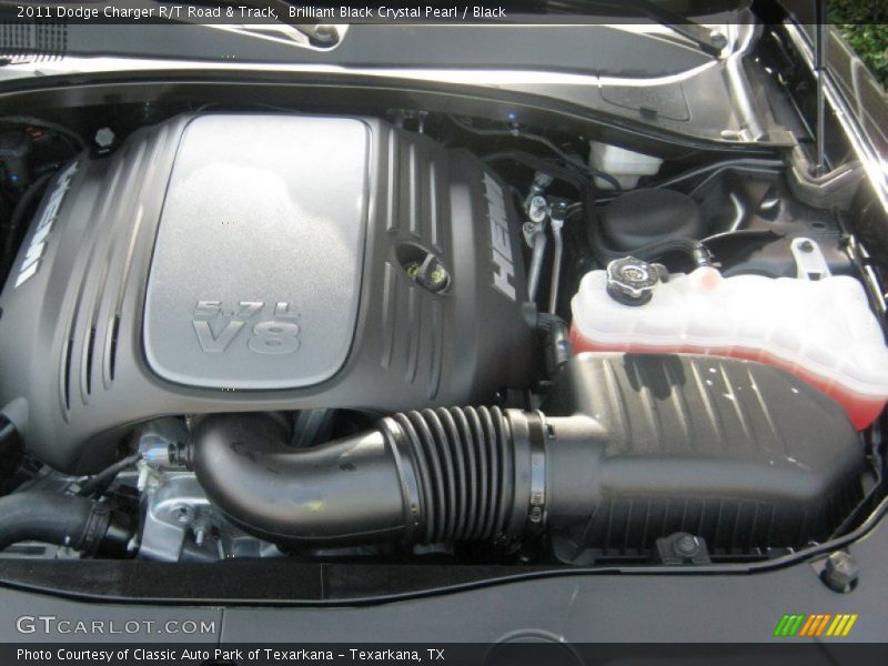 Brilliant Black Crystal Pearl / Black 2011 Dodge Charger R/T Road & Track
