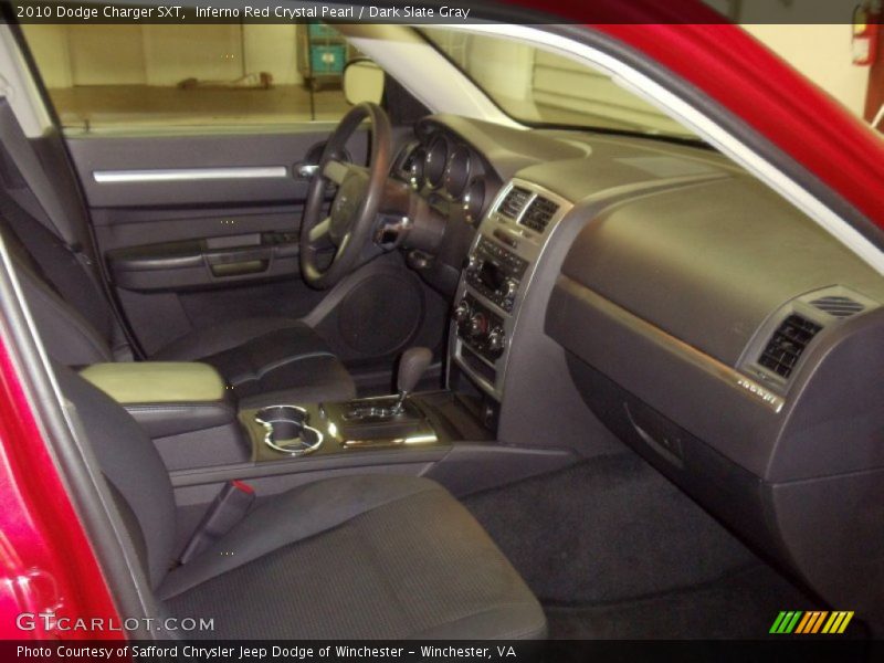 Inferno Red Crystal Pearl / Dark Slate Gray 2010 Dodge Charger SXT