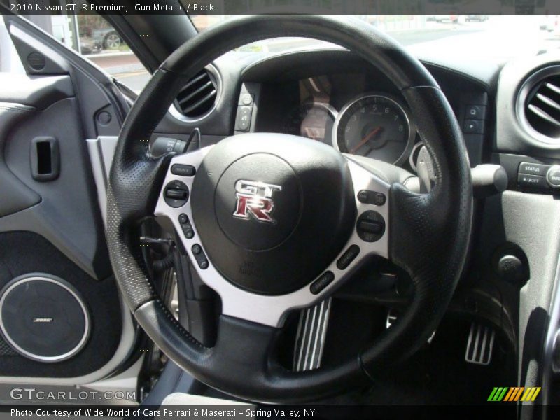 Gun Metallic / Black 2010 Nissan GT-R Premium