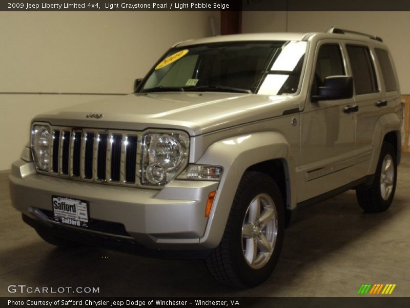 Light Graystone Pearl / Light Pebble Beige 2009 Jeep Liberty Limited 4x4