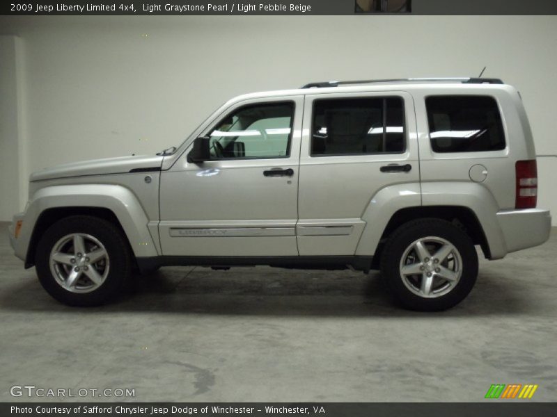 Light Graystone Pearl / Light Pebble Beige 2009 Jeep Liberty Limited 4x4