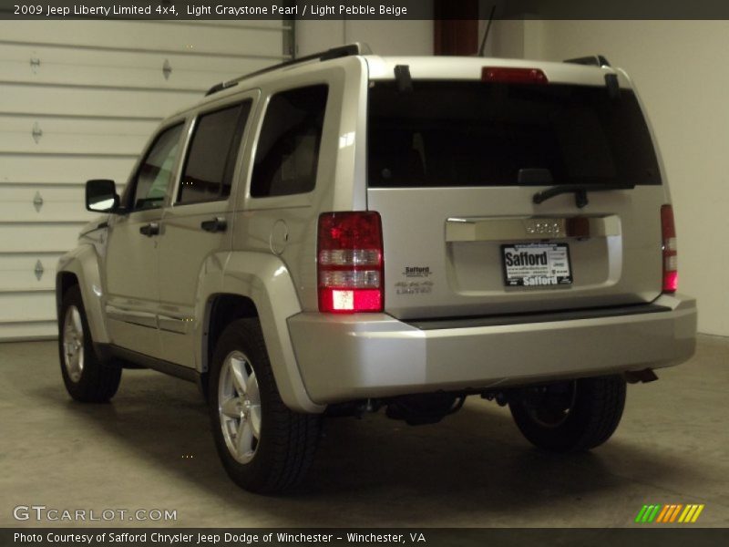 Light Graystone Pearl / Light Pebble Beige 2009 Jeep Liberty Limited 4x4