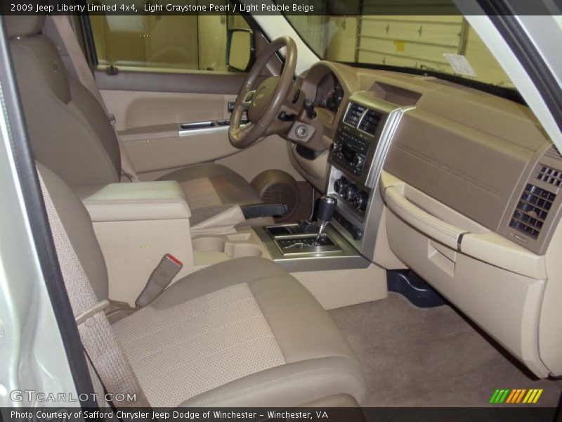 Light Graystone Pearl / Light Pebble Beige 2009 Jeep Liberty Limited 4x4