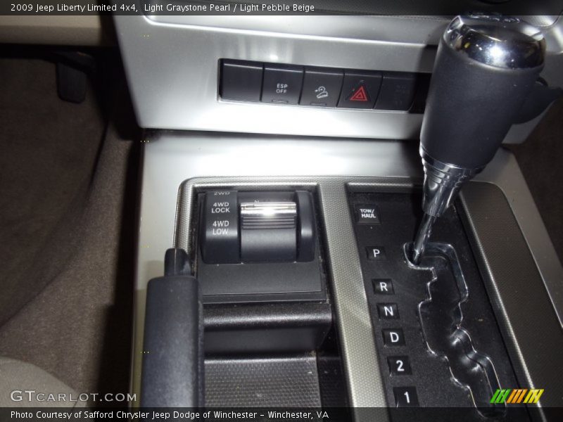 Light Graystone Pearl / Light Pebble Beige 2009 Jeep Liberty Limited 4x4
