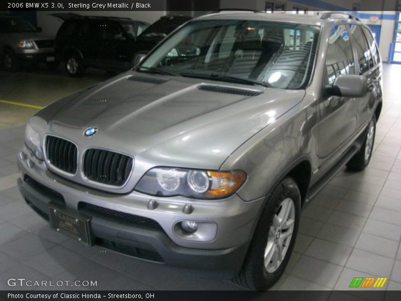 Sterling Grey Metallic / Black 2006 BMW X5 3.0i