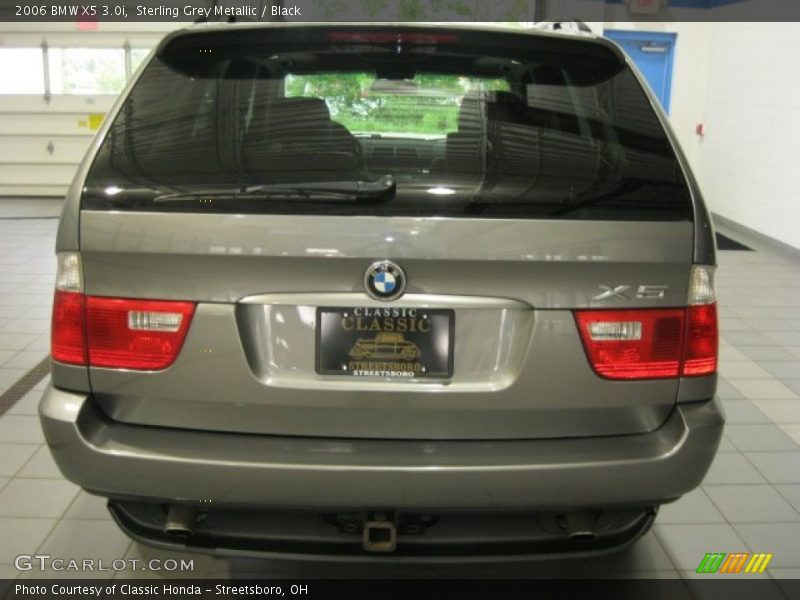 Sterling Grey Metallic / Black 2006 BMW X5 3.0i