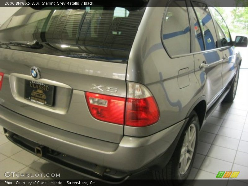 Sterling Grey Metallic / Black 2006 BMW X5 3.0i