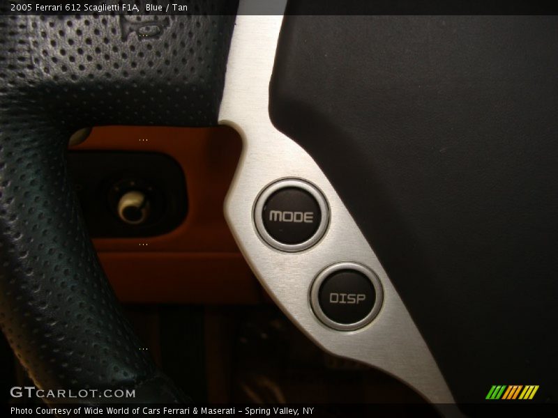 Controls of 2005 612 Scaglietti F1A