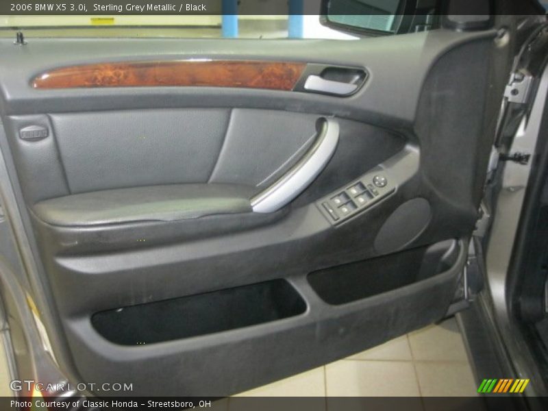 Sterling Grey Metallic / Black 2006 BMW X5 3.0i