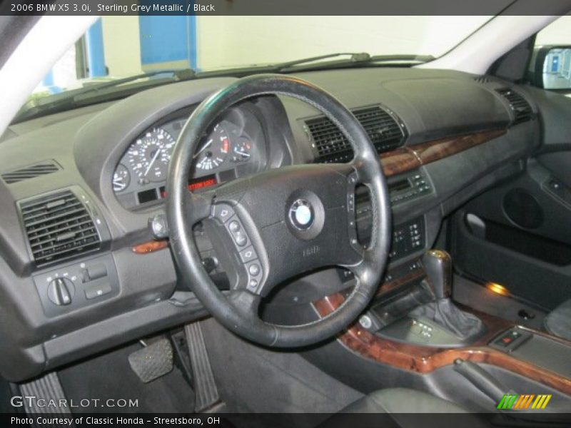 Sterling Grey Metallic / Black 2006 BMW X5 3.0i