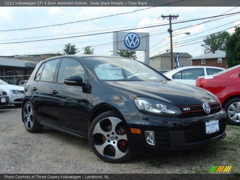 Front 3/4 View of 2011 GTI 4 Door Autobahn Edition