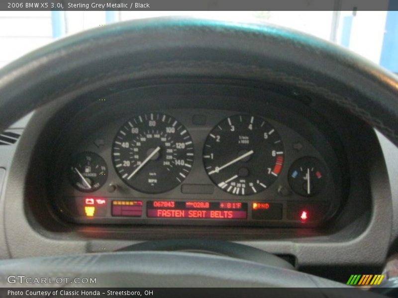 Sterling Grey Metallic / Black 2006 BMW X5 3.0i