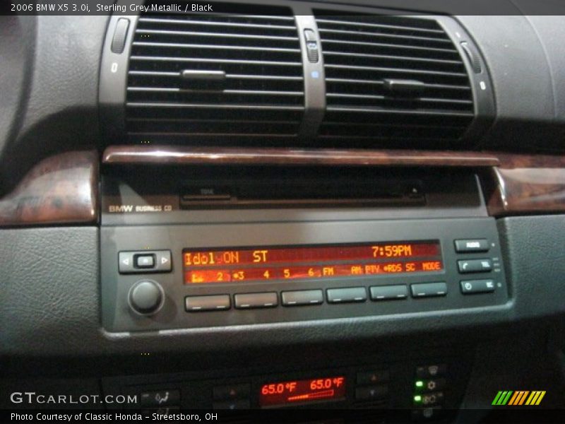 Sterling Grey Metallic / Black 2006 BMW X5 3.0i