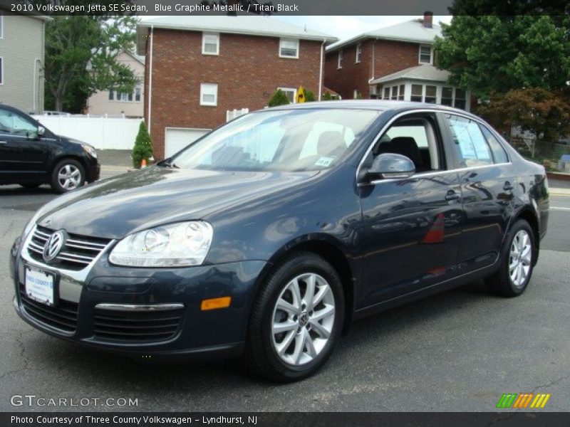 Blue Graphite Metallic / Titan Black 2010 Volkswagen Jetta SE Sedan