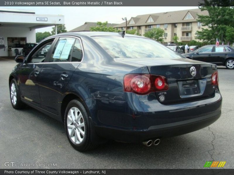 Blue Graphite Metallic / Titan Black 2010 Volkswagen Jetta SE Sedan