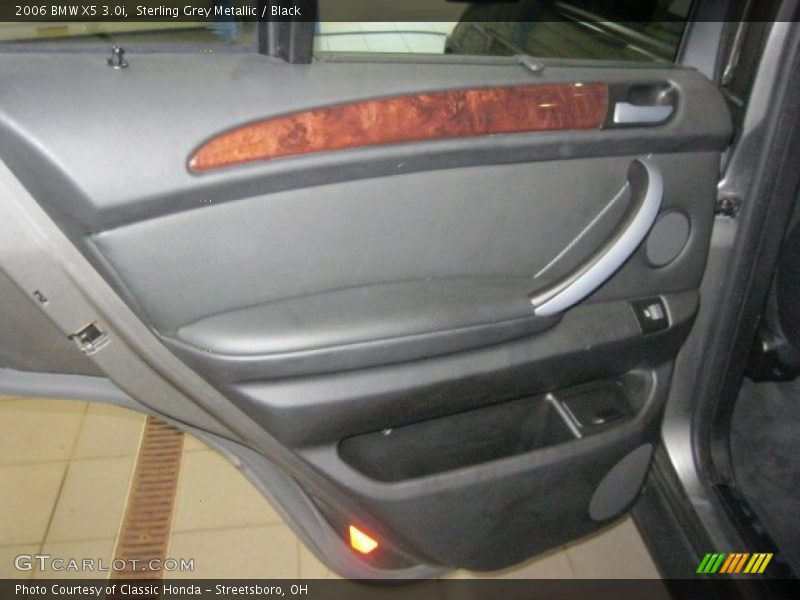 Sterling Grey Metallic / Black 2006 BMW X5 3.0i
