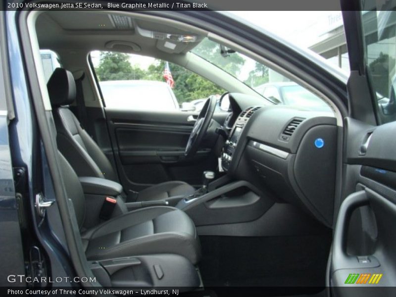 Blue Graphite Metallic / Titan Black 2010 Volkswagen Jetta SE Sedan