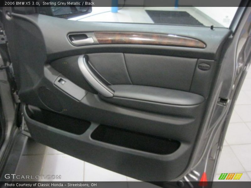 Sterling Grey Metallic / Black 2006 BMW X5 3.0i