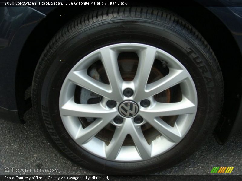 Blue Graphite Metallic / Titan Black 2010 Volkswagen Jetta SE Sedan