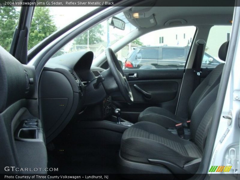 Reflex Silver Metallic / Black 2004 Volkswagen Jetta GL Sedan