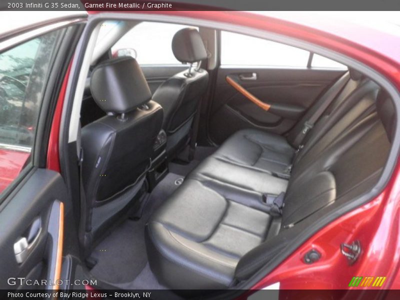 Garnet Fire Metallic / Graphite 2003 Infiniti G 35 Sedan