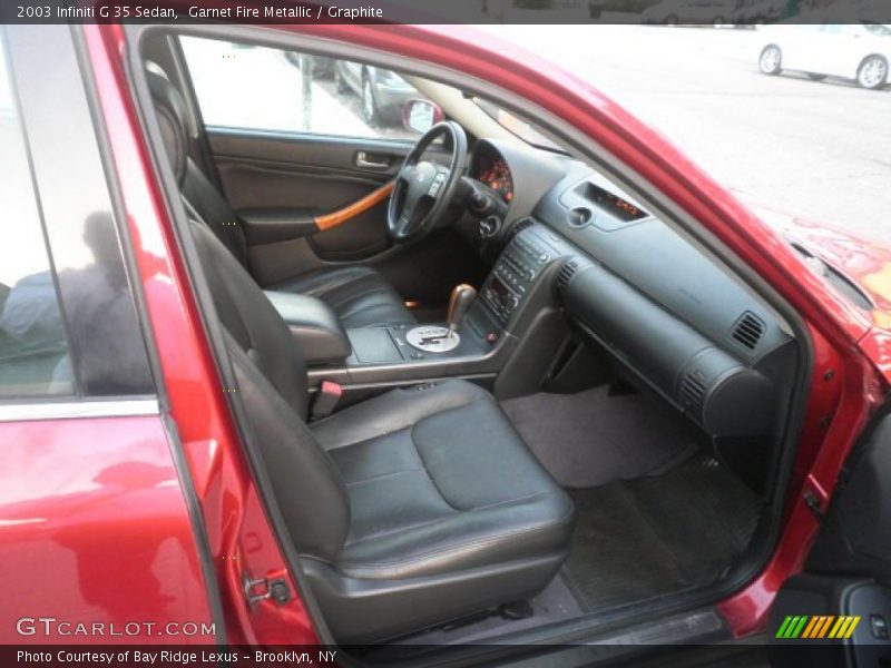 Garnet Fire Metallic / Graphite 2003 Infiniti G 35 Sedan