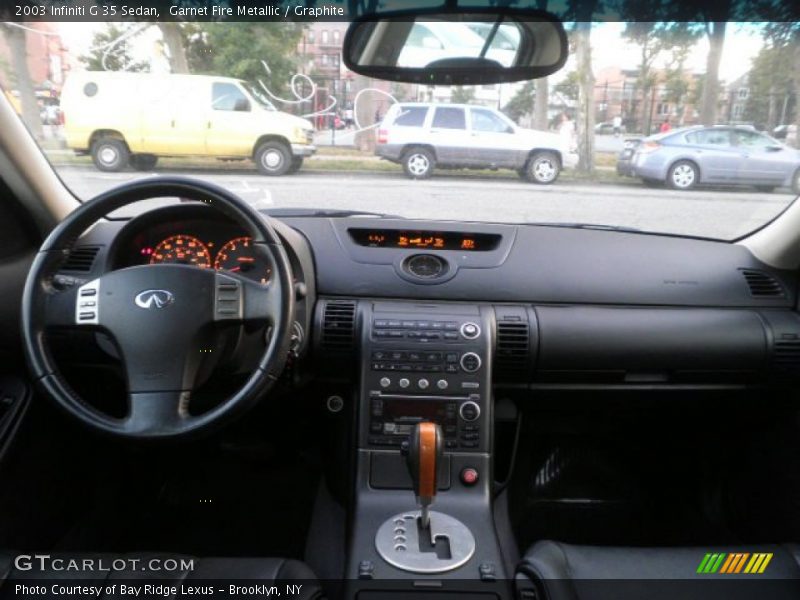 Garnet Fire Metallic / Graphite 2003 Infiniti G 35 Sedan