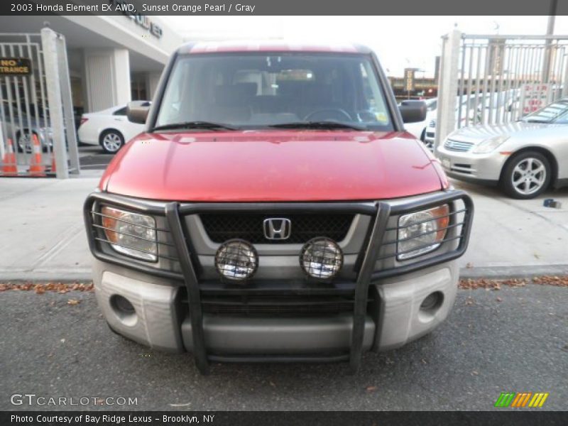 Sunset Orange Pearl / Gray 2003 Honda Element EX AWD