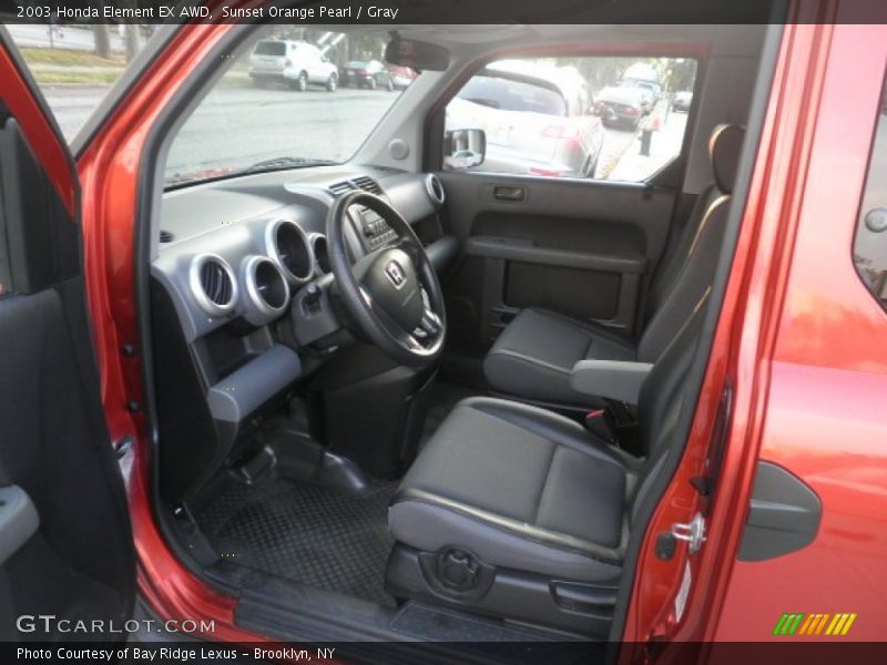 Sunset Orange Pearl / Gray 2003 Honda Element EX AWD