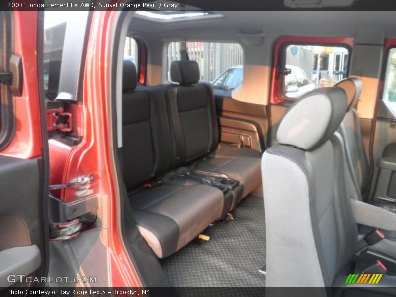 Sunset Orange Pearl / Gray 2003 Honda Element EX AWD