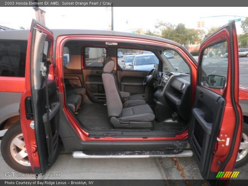 Sunset Orange Pearl / Gray 2003 Honda Element EX AWD