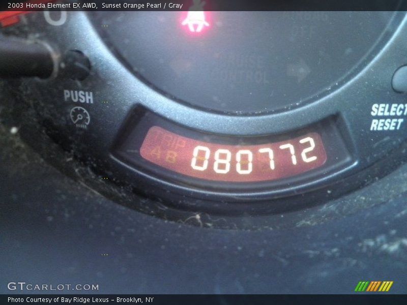 Sunset Orange Pearl / Gray 2003 Honda Element EX AWD