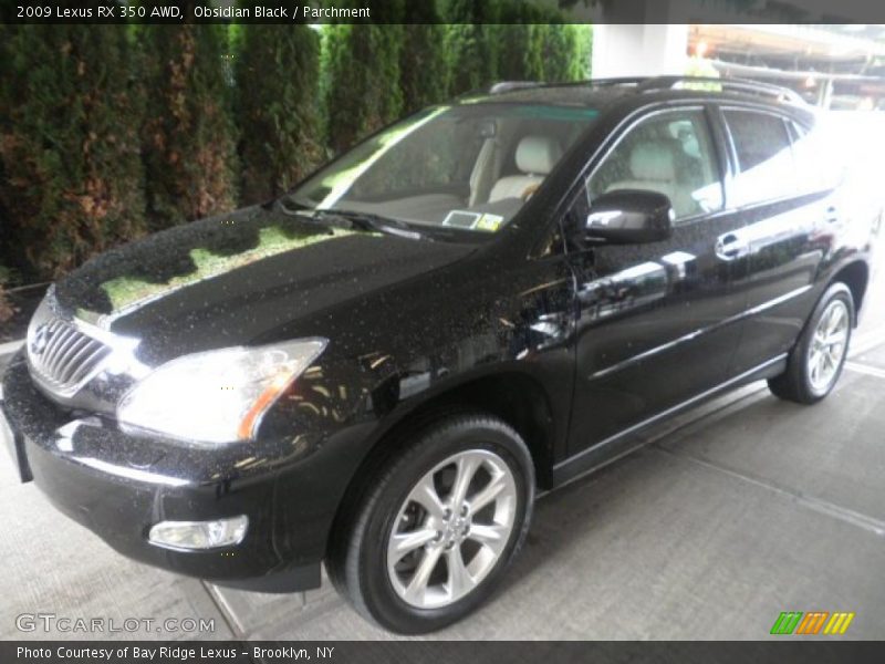 Obsidian Black / Parchment 2009 Lexus RX 350 AWD