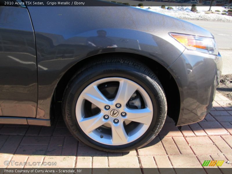 Grigio Metallic / Ebony 2010 Acura TSX Sedan