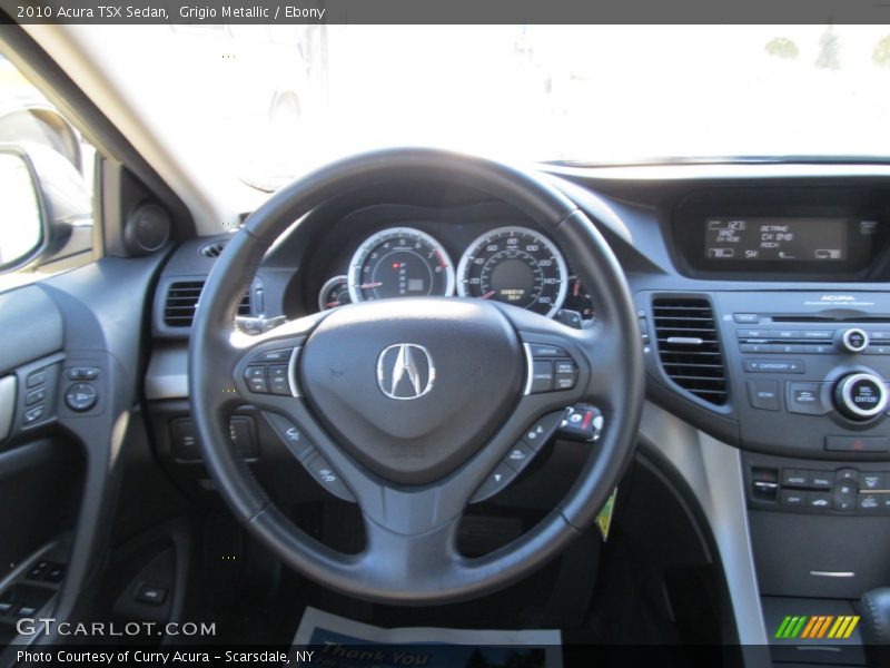 Grigio Metallic / Ebony 2010 Acura TSX Sedan