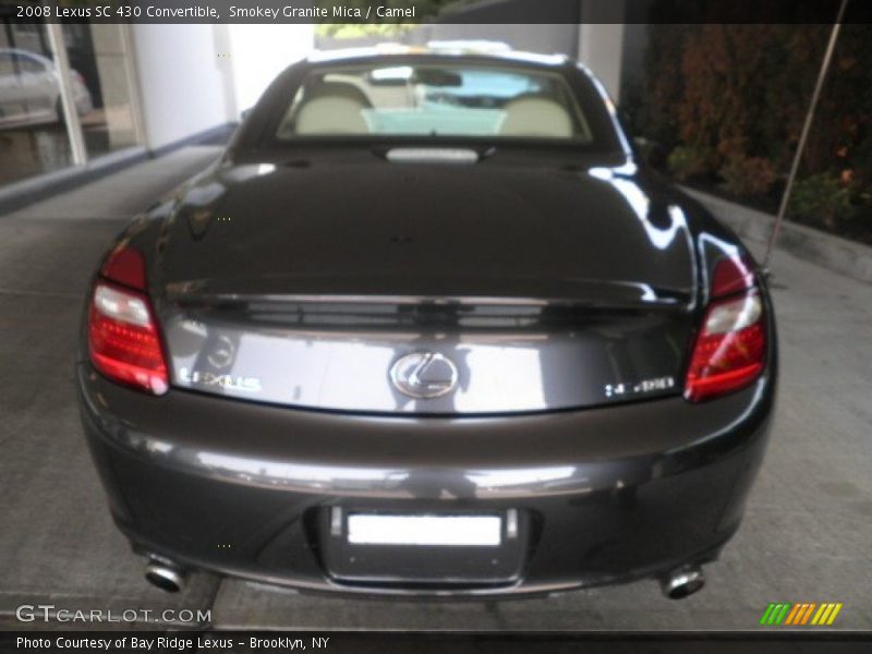 Smokey Granite Mica / Camel 2008 Lexus SC 430 Convertible