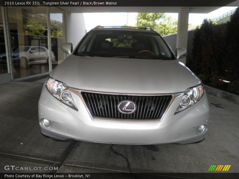 Tungsten Silver Pearl / Black/Brown Walnut 2010 Lexus RX 350