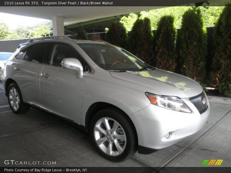 Tungsten Silver Pearl / Black/Brown Walnut 2010 Lexus RX 350