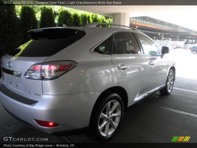 Tungsten Silver Pearl / Light Gray/Espresso Birds-Eye Maple 2010 Lexus RX 350