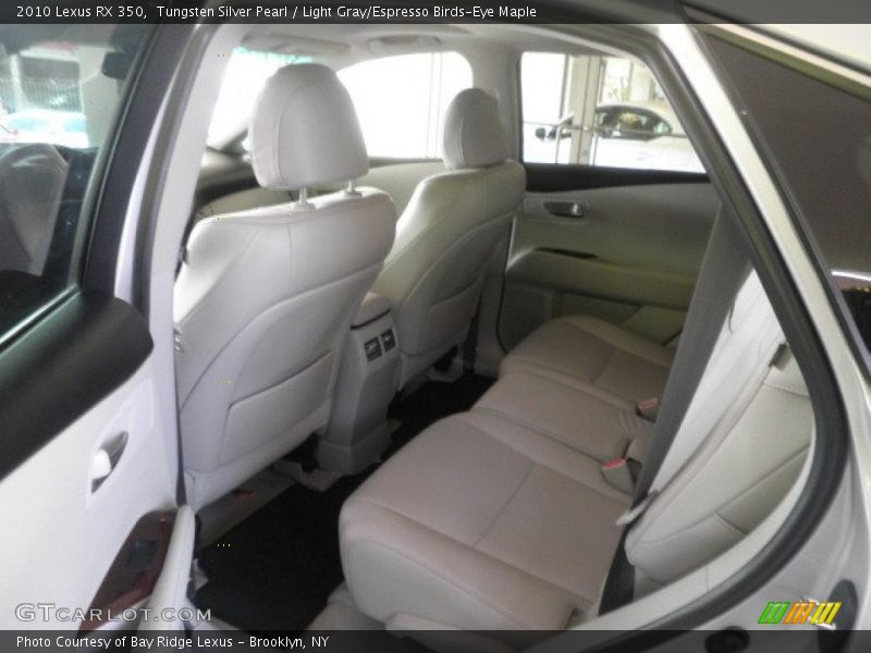Tungsten Silver Pearl / Light Gray/Espresso Birds-Eye Maple 2010 Lexus RX 350