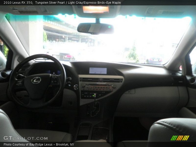Tungsten Silver Pearl / Light Gray/Espresso Birds-Eye Maple 2010 Lexus RX 350