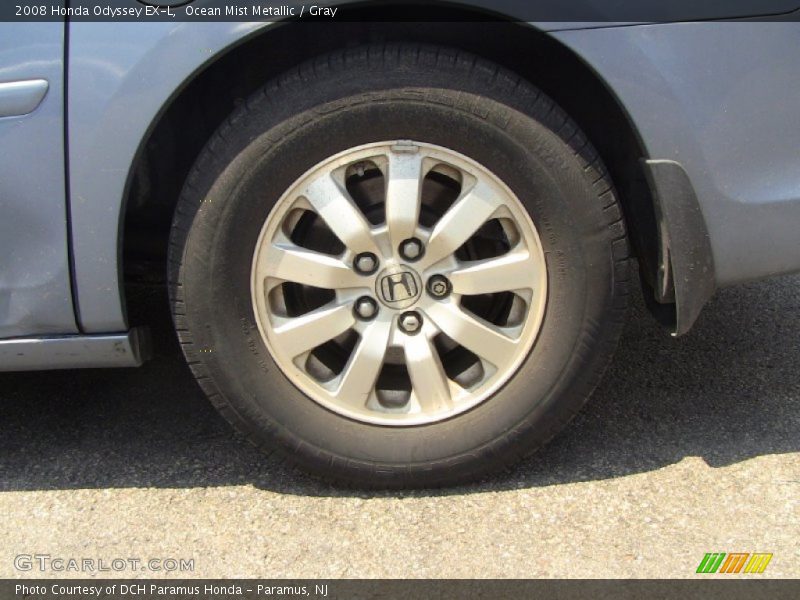 Ocean Mist Metallic / Gray 2008 Honda Odyssey EX-L