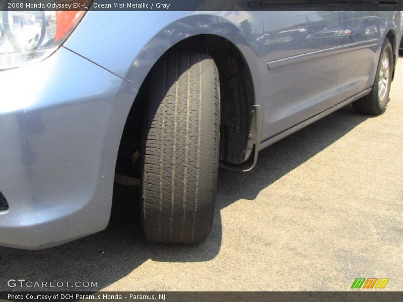 Ocean Mist Metallic / Gray 2008 Honda Odyssey EX-L