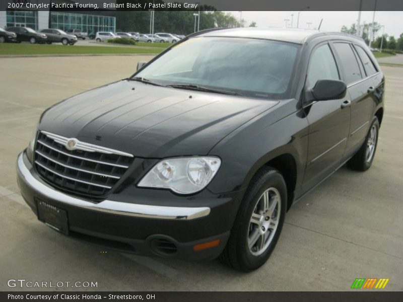 Brilliant Black / Pastel Slate Gray 2007 Chrysler Pacifica Touring