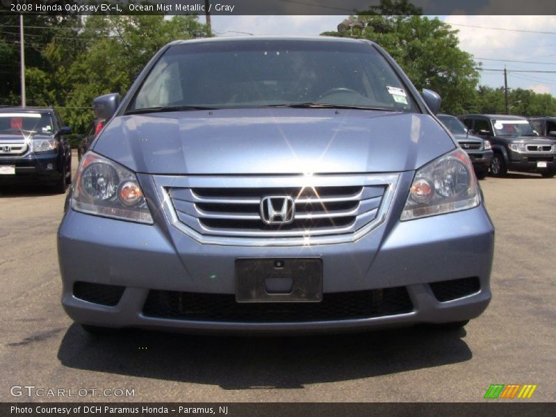 Ocean Mist Metallic / Gray 2008 Honda Odyssey EX-L