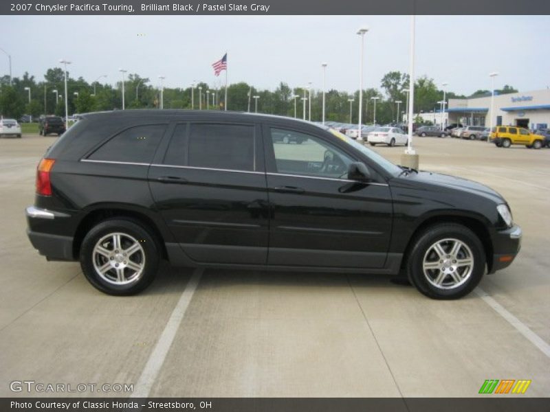 Brilliant Black / Pastel Slate Gray 2007 Chrysler Pacifica Touring