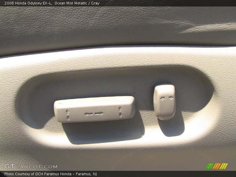 Ocean Mist Metallic / Gray 2008 Honda Odyssey EX-L