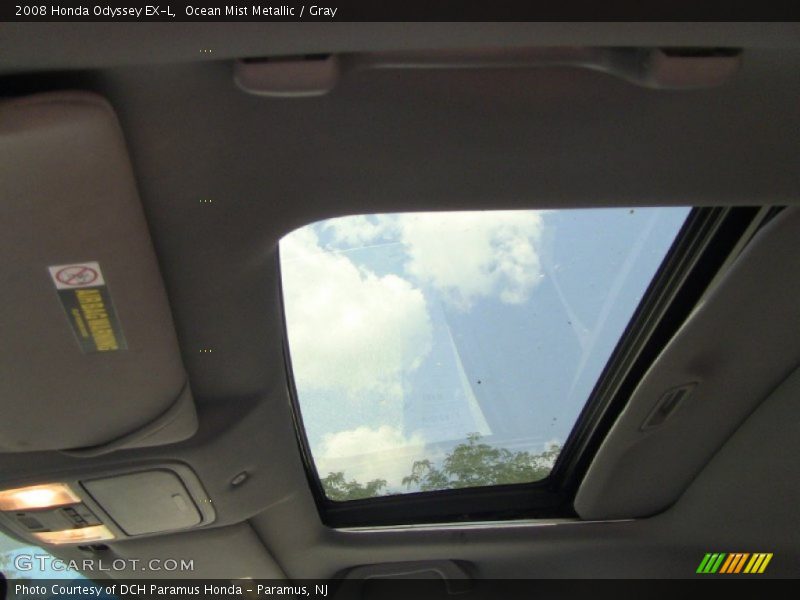 Ocean Mist Metallic / Gray 2008 Honda Odyssey EX-L