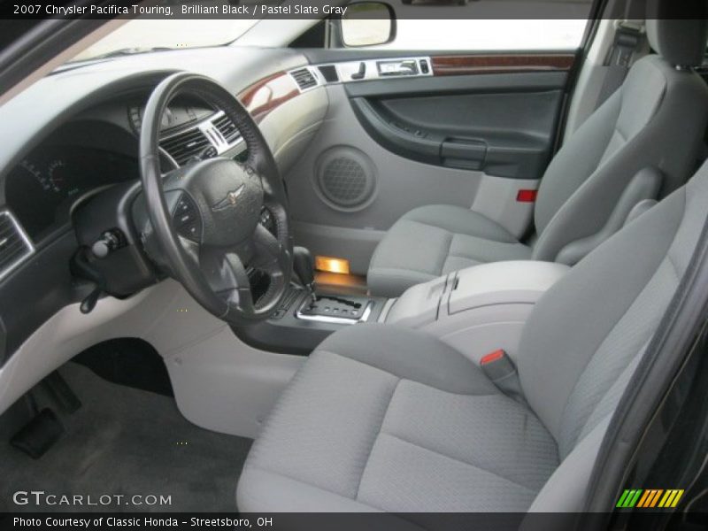 Brilliant Black / Pastel Slate Gray 2007 Chrysler Pacifica Touring