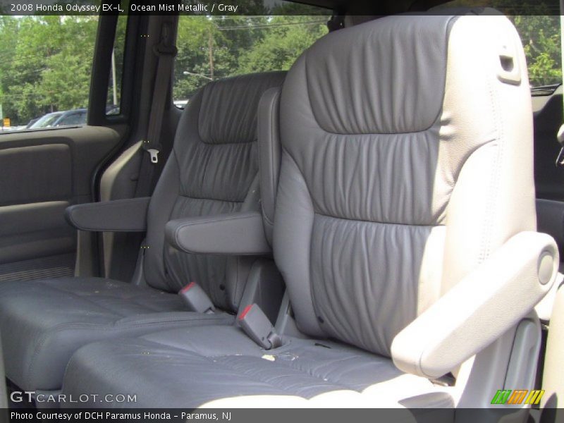 Ocean Mist Metallic / Gray 2008 Honda Odyssey EX-L